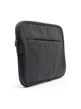 Black padded iPad Holder Travel Bag w/side zip for Backpack or Suitcase New